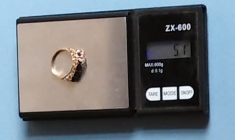 Retro 1972 Heavy Set Garnet & Diamond 9ct Gold Gypsy Ring